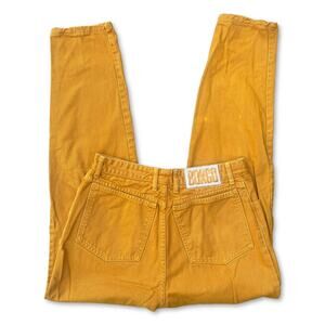 Vintage 90s BONGO‎ Yellow Button Fly Mom Jeans 28” Petite Short
